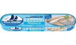 Petit Navire Filets De Maquereaux Nature : La Boite 110 G