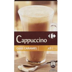 Carrefour 8X17G Cappuccino Caramel Crf