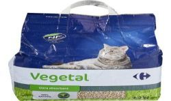 Carrefour 10L Litière Végétale Pour Chats Crf