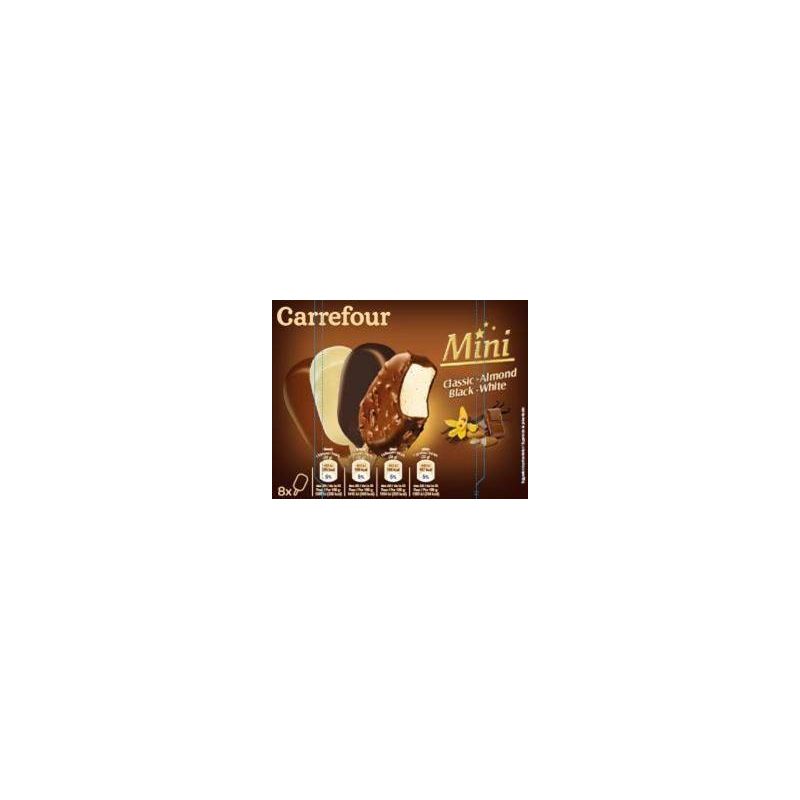 Carrefour 256G Glace 4 Variétés X8 Minis Btonnets Crf