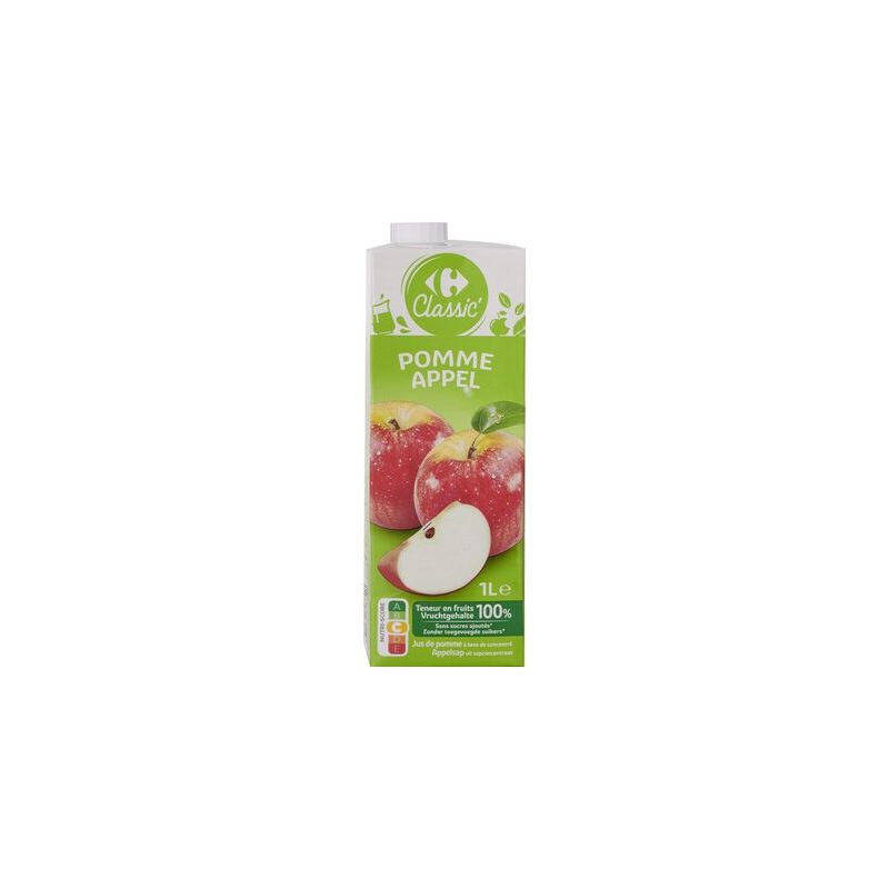 Crf Classic 1L Brique De Jus Pomme À Base Concentré