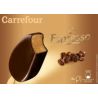 Carrefour 70G X4 Glaces Chocolat Noir Coeur Café Crf Extra
