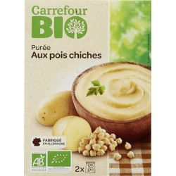 Carrefour Bio 2X125G Purée De Pois Chiches Crf
