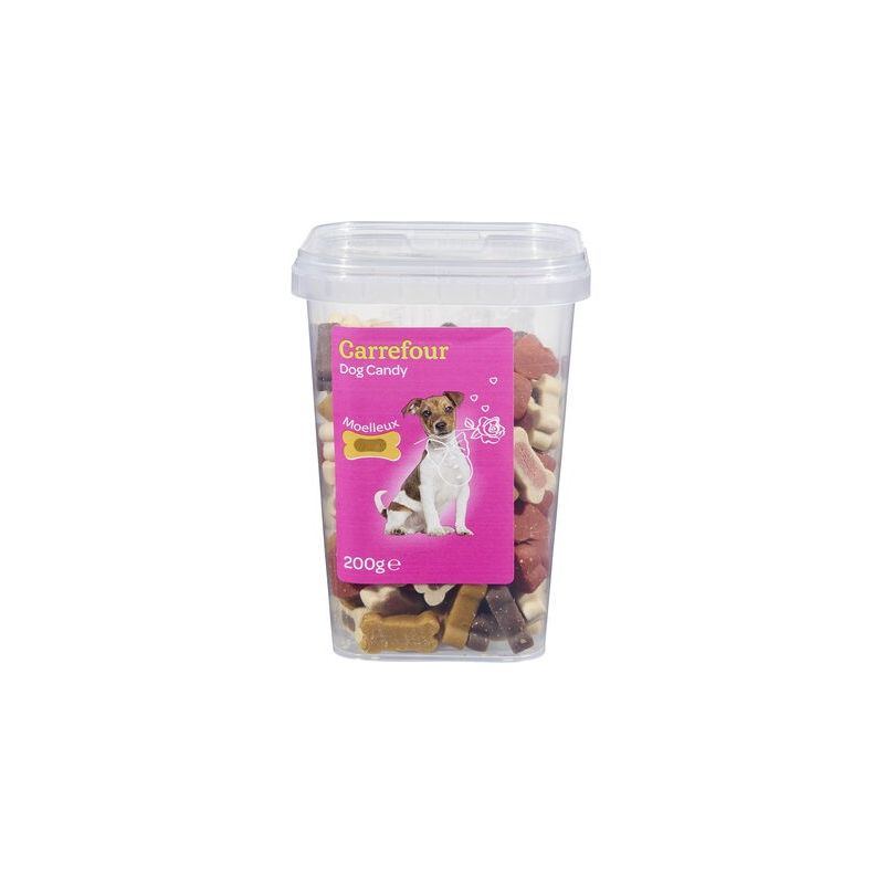 Carrefour 200G Boite Multi Bonbon Chien Crf