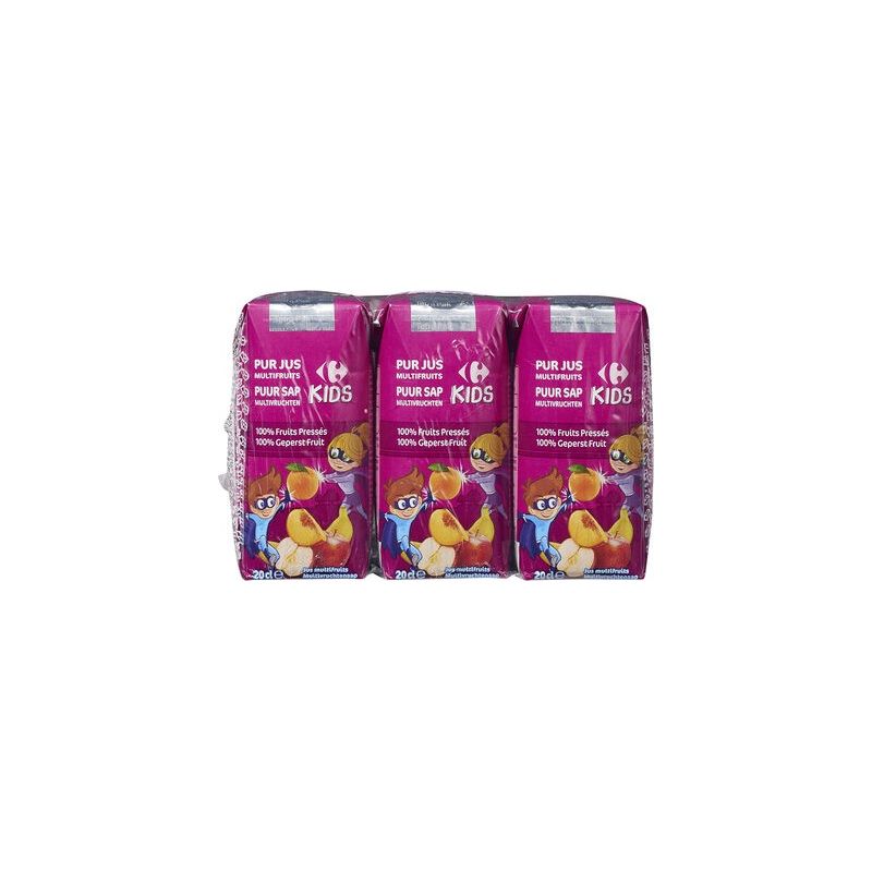 Crf Extra 6X20Cl Brique Pur Jus Multifruit Carrefour Kids