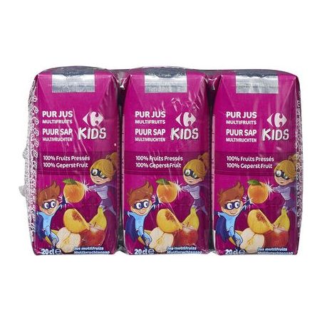 Crf Extra 6X20Cl Brique Pur Jus Multifruit Carrefour Kids