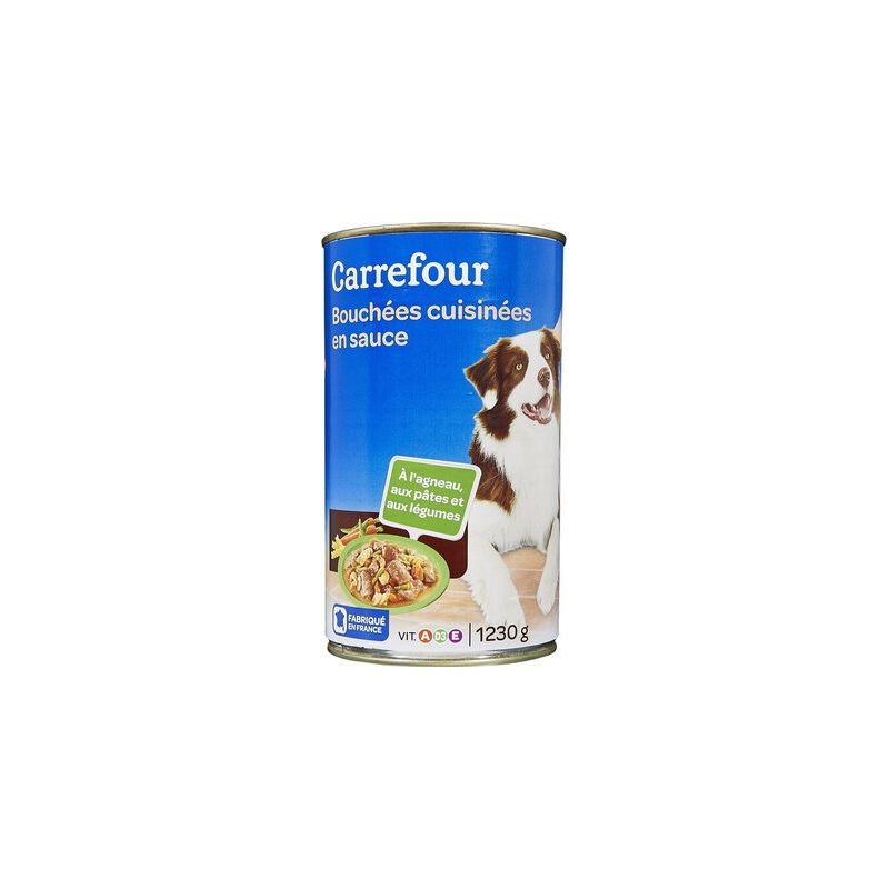 Carrefour 3/2 Bouche Cuisine En Sauce Chien Crf