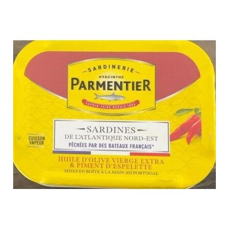 Parmentier Sardines Huile D'Olive Et Piment Pech Fr 135G