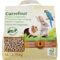 Carrefour 5L Litière Végétale Crf