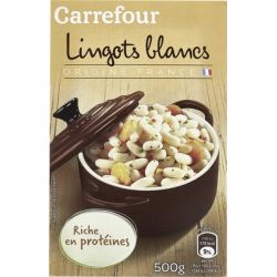 Carrefour 500G Haricots Lingots Blancs Crf