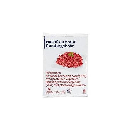 Pp Blanc 700G Haché Au Bœuf 70% Viande 20% Mg