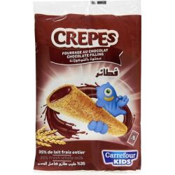 Carrefour Kids 256G Crêpes Fourrées Choco X8 Sans Alcool Crf