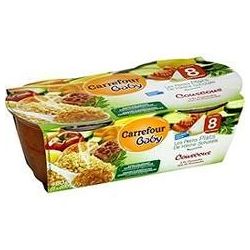 Carrefour Baby 2X200G Bol Couscous 8M Crfbaby
