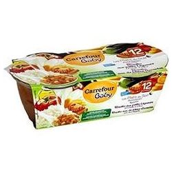 Carrefour Baby 2X200G Bol Risotto Leg.12M Crf