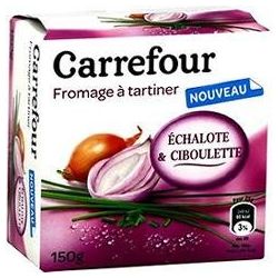 Carrefour 150G Fromage À Tartiner Echalote - Ciboulette Crf