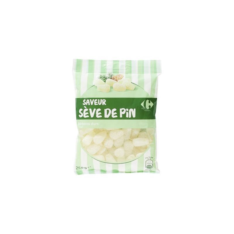 Carrefour 250G Sachet Bonbons À La Sève De Pin Crf