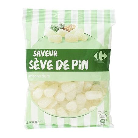 Carrefour 250G Sachet Bonbons À La Sève De Pin Crf