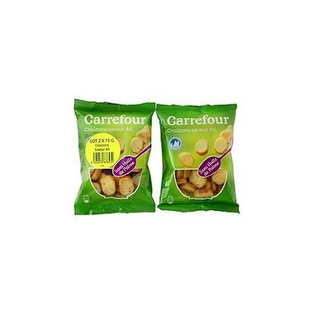 Carrefour 2X75G Croutons Ail Crf
