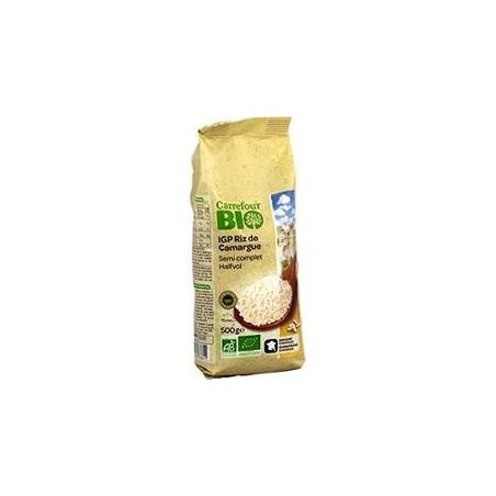 Carrefour Bio 500G Riz Semi Complet De Camargue Crf