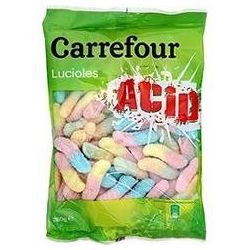 Carrefour 250G Sachet Bonbons Lucioles Acid Crf
