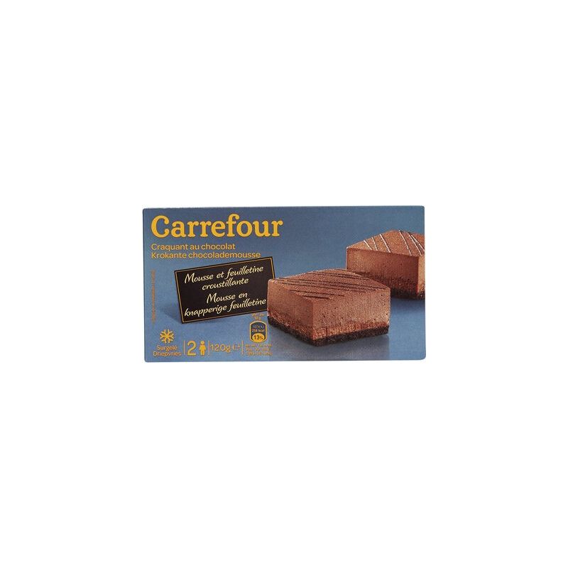 Carrefour 2X60G Craquant Chocolat Crf