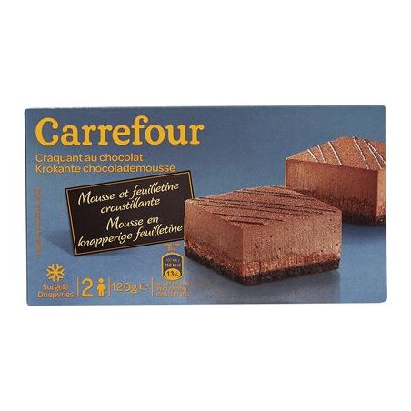 Carrefour 2X60G Craquant Chocolat Crf