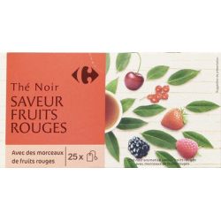 Carrefour X25 Thé Aux Fruits Rouges Crf