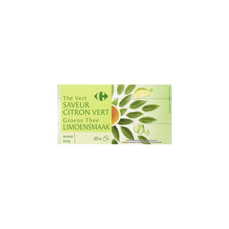 Carrefour X25 Thé Vert Au Citron Crf
