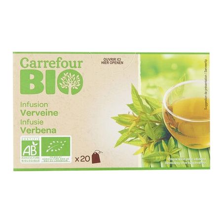 Carrefour Bio X20 Infusion Verveine Crf