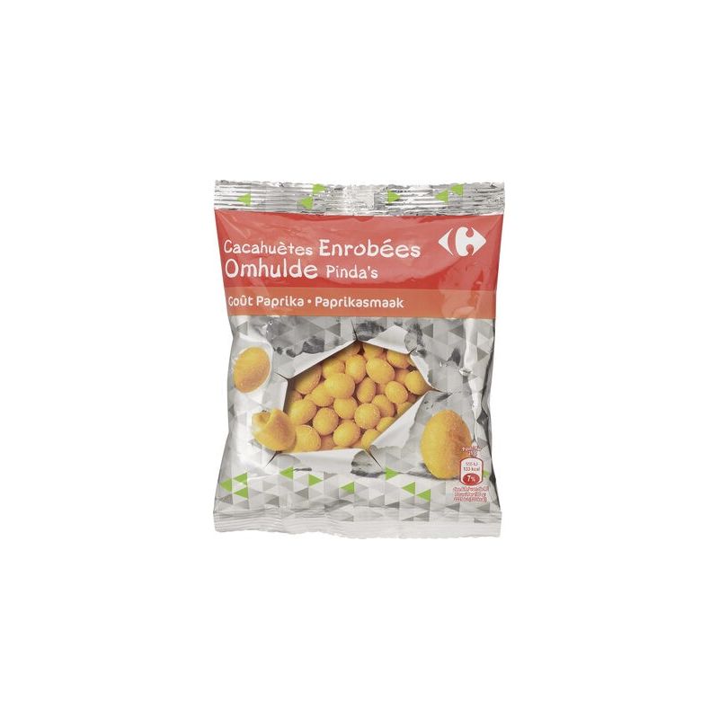 Carrefour 125G Cacahuete Enrobee Paprika Crf