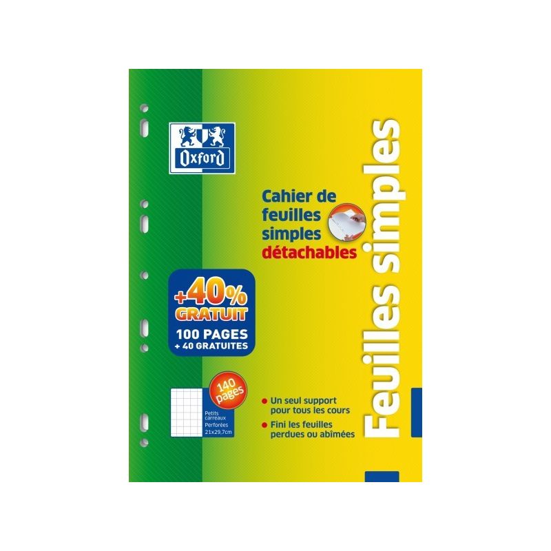 Oxford Cah 140 Fm A4 Perf 5X5