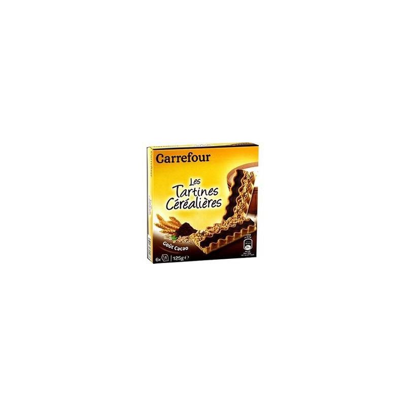 Carrefour 125G Tartine Cereal Cacao Crf