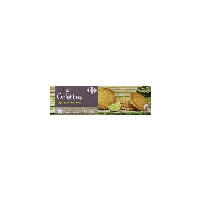 Carrefour 100G Galette Pepit.Cit.Vrt Crf