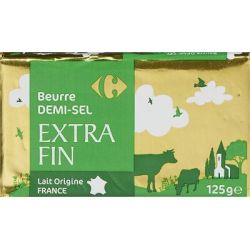 Crf Classic 125G Plaquette De Beurre Extra Fin 1/2 Sel
