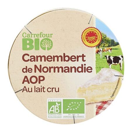 Carrefour Bio 250G Camembert Aop Crf