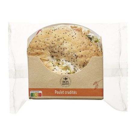 Carrefour 145 Bagel Poulet Fromage Crf