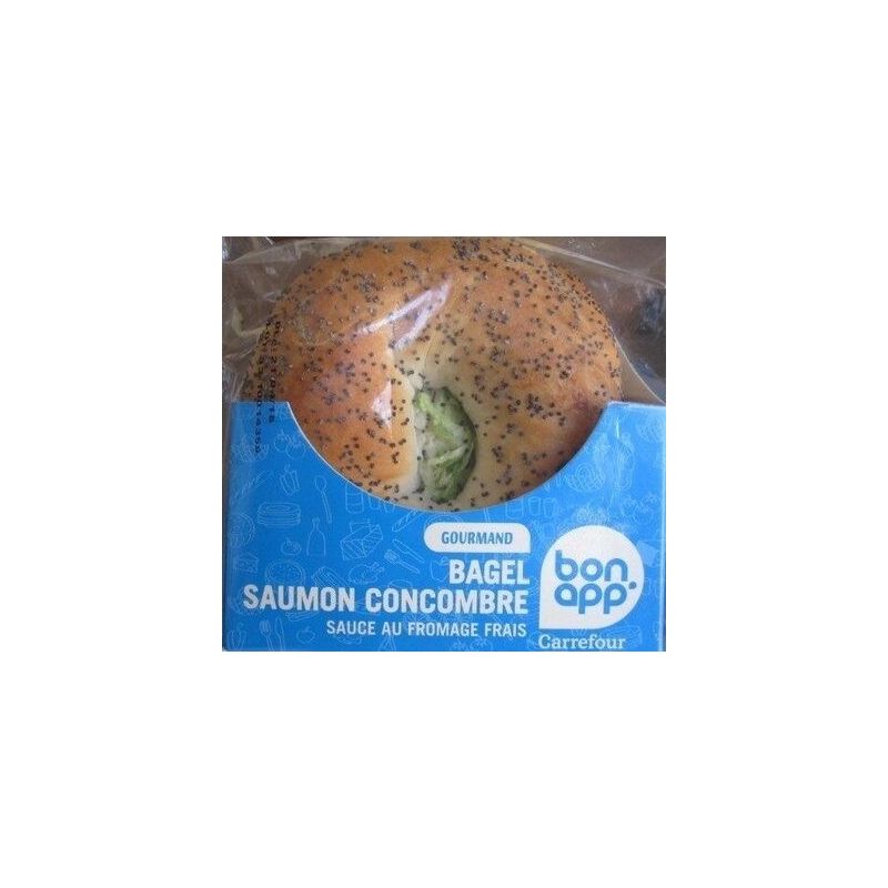 Carrefour 145G Bagel Saum/From/Conc/Sld