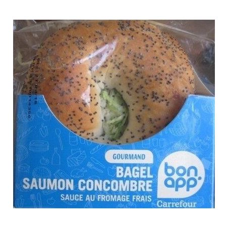 Carrefour 145G Bagel Saum/From/Conc/Sld