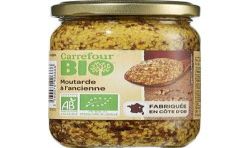 Carrefour Bio 200G Moutarde À L'Ancienne Crf