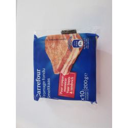 Carrefour 200G Fromage Fondu Pour Croque-Monsieur X10 Tranches Crf