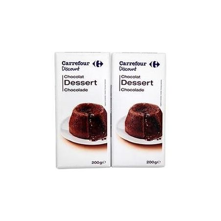 Simpl 2X200G Tablette Chocolat Dessert 44% Pp Blanc