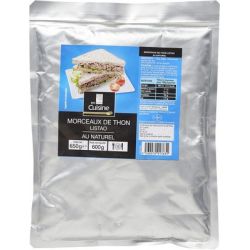 En Cuisine 600G Poche Morceaux Thon Listao Nature