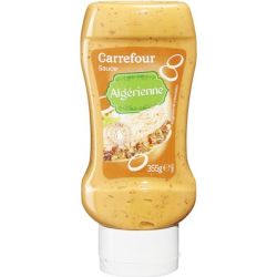 Carrefour 355G Flacon Top Down Sauce Algérienne Crf