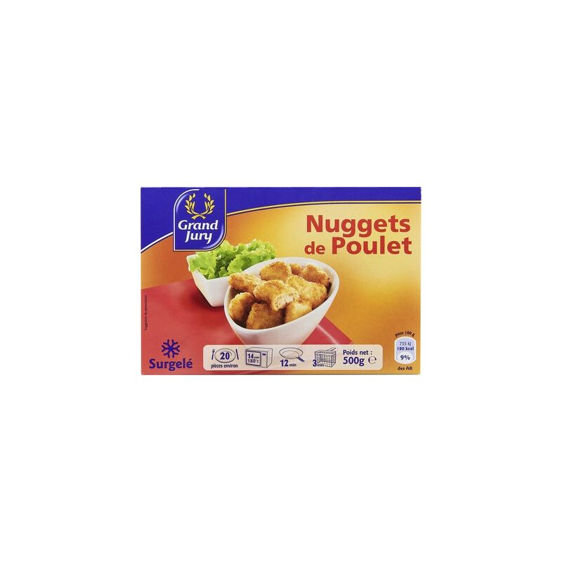 Grand Jury 500G Nugget Poulet 100% Filet