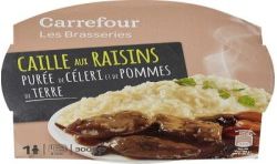 Carrefour 300G Bq Mo Caille Raisins Crf