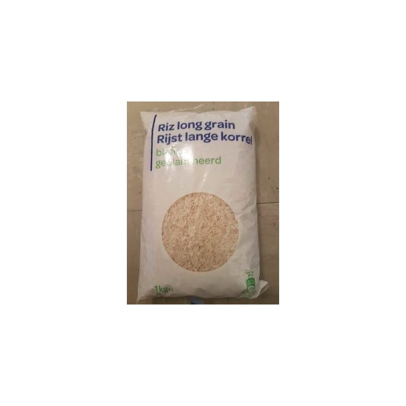 Pp Blanc 1Kg Riz Long Grain Blanchi