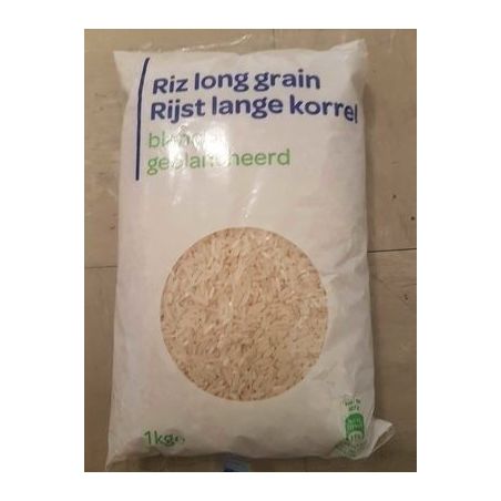 Pp Blanc 1Kg Riz Long Grain Blanchi