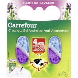 Carrefour Crochets Gel Anti-Mites Et Anti-Acariens Crf