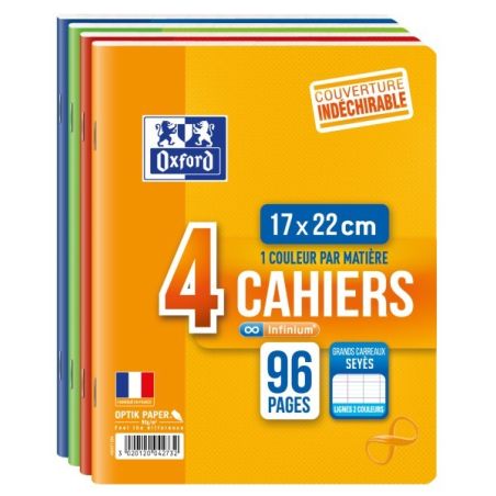 Oxford Oxf.4 Cah Infinium A5 Seyes