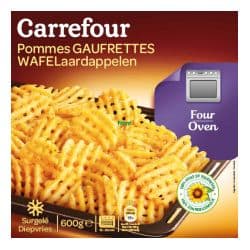 Carrefour 600G Pommes De Terre Gaufrette Au Four Crf